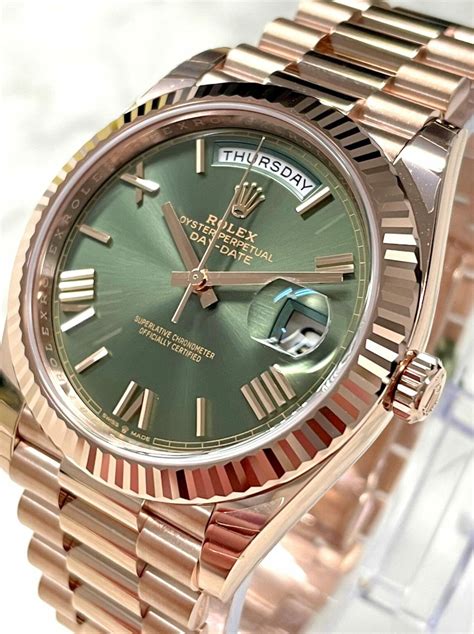 rose gold rolex daydate